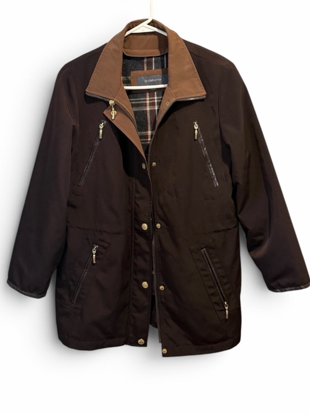 Liz Claiborne 90's Utility Barn Jacket Lined MP
